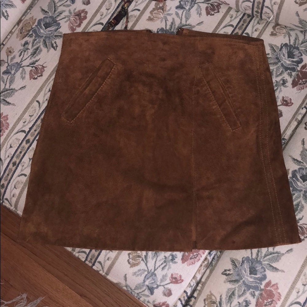 Blank nyc leather skirt